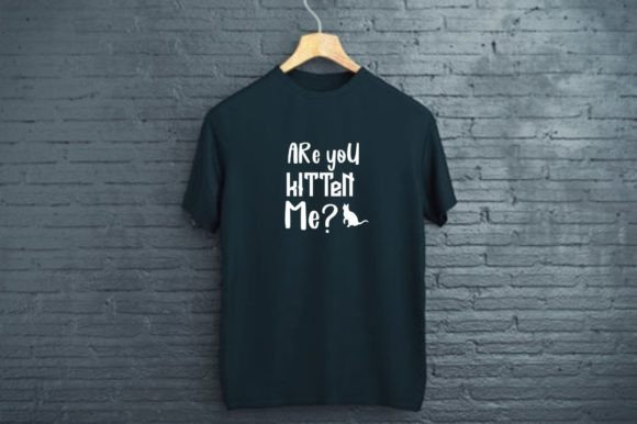 ARE YOU KITTEN ME – Cat Lover Quote