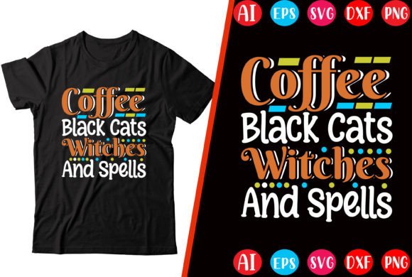 Coffee Black Cats Witches and Spells