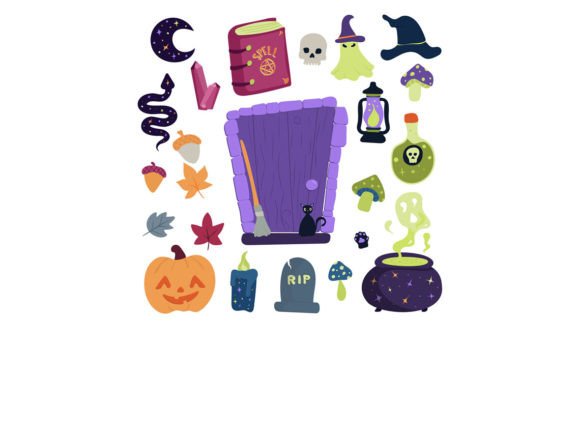Halloween Cartoon Elements