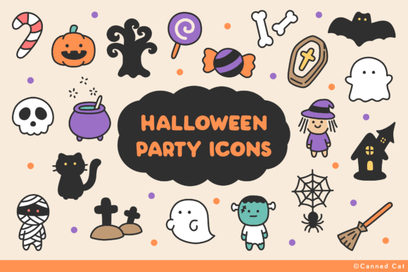 Halloween Party Icons
