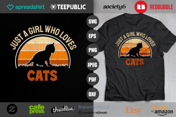 Just a Girl Who Loves Cats Mother’s Day