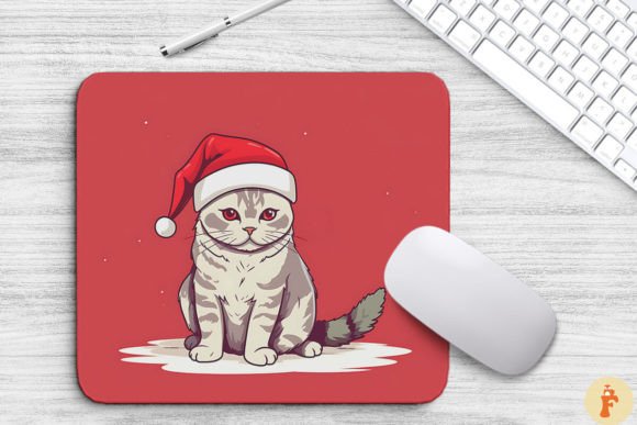 Kawaii Christmas American Shorthair Cat