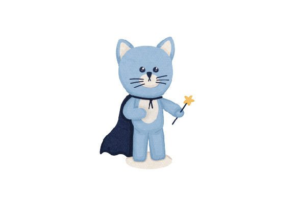 Magic Cat, Watercolor