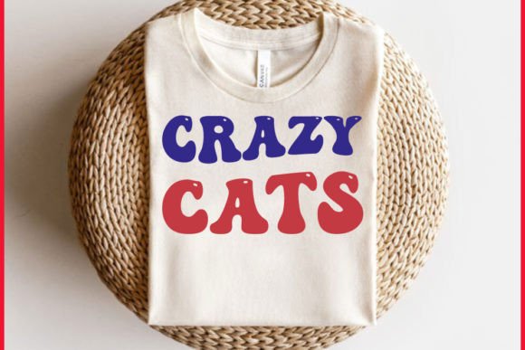 Unique Retro CAT T-shirt Design, Crazy