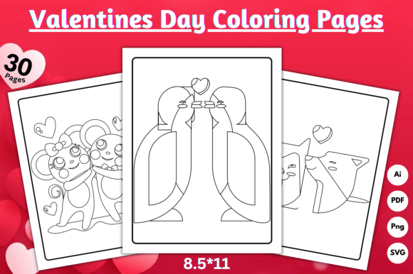 Valentine's Day Coloring Pages-2023