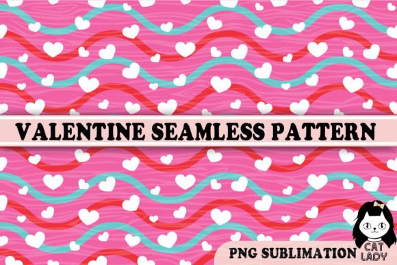Valentine Watercolor Seamless Pattern